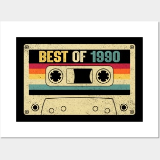 Best Of 1990 34th Birthday Gifts Cassette Tape Vintage Posters and Art